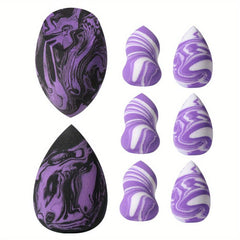 8pcs Makeup Sponge Set for Lotion & Loose Powder Concealer