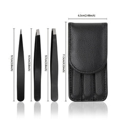 3Pcs Anti static Stainless Steel Tweezers Maintenance Tools