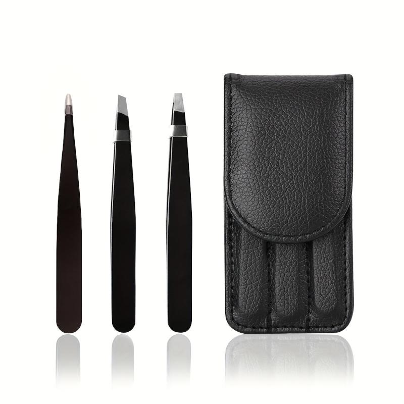 3Pcs Anti static Stainless Steel Tweezers Maintenance Tools