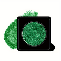 Green Monochrome Glitter Eyeshadow Powder for Stage Makeup