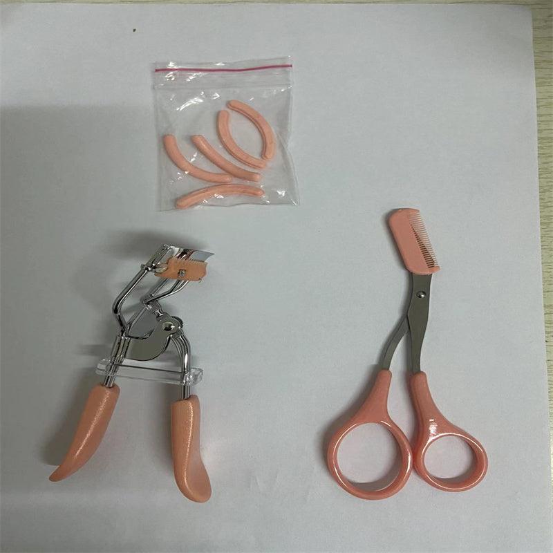 Eyebrow Scissors & Lash Curler Set with Comb
