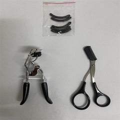 Eyebrow Scissors & Lash Curler Set with Comb