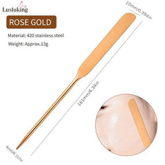 Liquid Foundation Stick Stainless Steel Nail Palette Stick