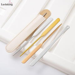 Liquid Foundation Stick Stainless Steel Nail Palette Stick