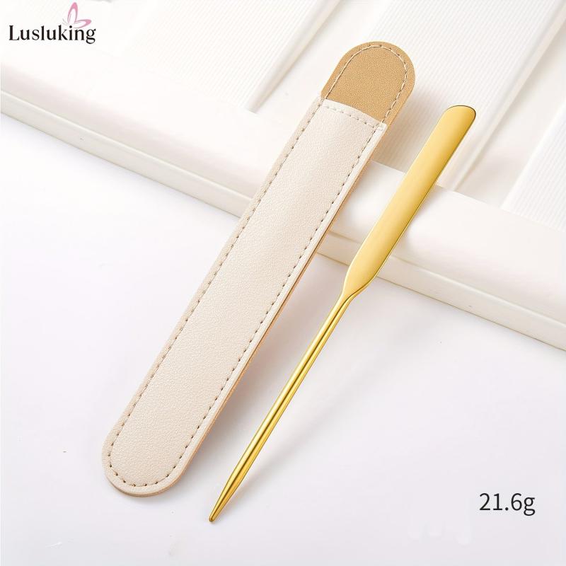 Liquid Foundation Stick Stainless Steel Nail Palette Stick