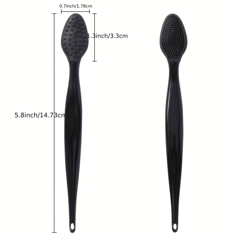 8 Pack Silicone Lip Scrub Brushes Double Sided Exfoliating Lip Brush