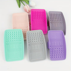 Makeup Brush Cleaning Mat - Portable Brush Cleaner Pad