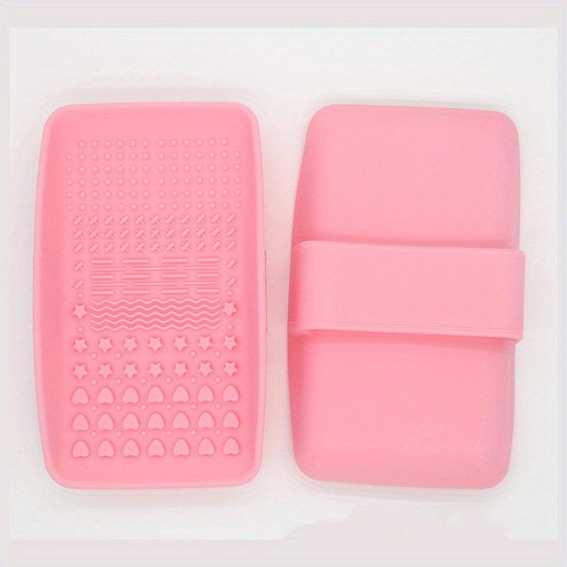 Makeup Brush Silicone Pad Brush Cleaner Foundation Cleaning Pad