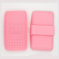 Makeup Brush Silicone Pad Brush Cleaner Foundation Cleaning Pad