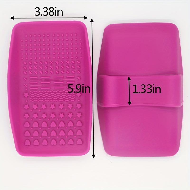 Makeup Brush Silicone Pad Brush Cleaner Foundation Cleaning Pad
