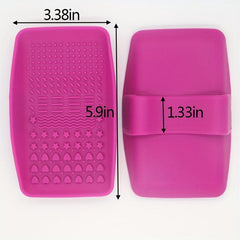 Makeup Brush Silicone Pad Brush Cleaner Foundation Cleaning Pad