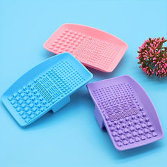 Makeup Brush Silicone Pad Brush Cleaner Foundation Cleaning Pad