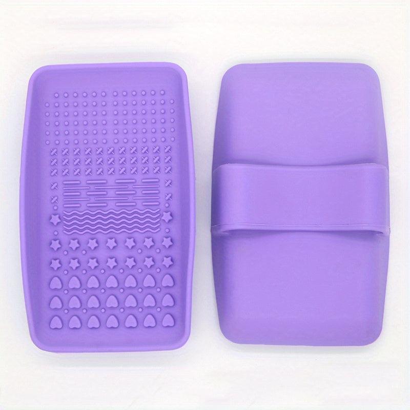 Makeup Brush Silicone Pad Brush Cleaner Foundation Cleaning Pad