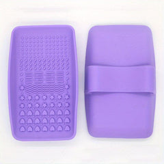 Makeup Brush Silicone Pad Brush Cleaner Foundation Cleaning Pad