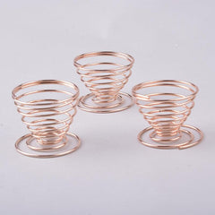 2pcs Metal Makeup Sponge Holder Spring Makeup Puff Storage Rack