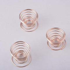 2pcs Metal Makeup Sponge Holder Spring Makeup Puff Storage Rack