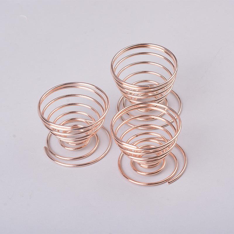2pcs Metal Makeup Sponge Holder Spring Makeup Puff Storage Rack
