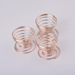 2pcs Metal Makeup Sponge Holder Spring Makeup Puff Storage Rack