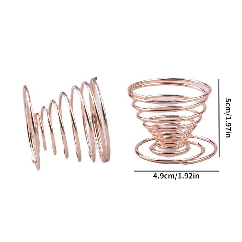 2pcs Metal Makeup Sponge Holder Spring Makeup Puff Storage Rack