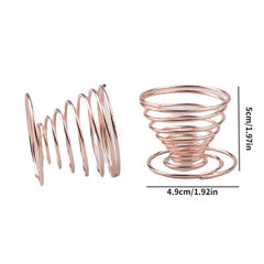 2pcs Metal Makeup Sponge Holder Spring Makeup Puff Storage Rack