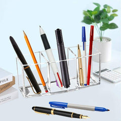 Clear Acrylic 3-Grid Makeup Organizer for Lipstick and Nail Polish Storage