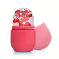 Ice Face Roller & Headband Set Reusable Face Massage Ice Mold