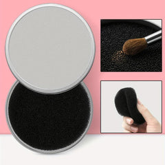 Makeup Brush Cleaner Sponges Switch Colors & Dry Clean Brushes Portable Case