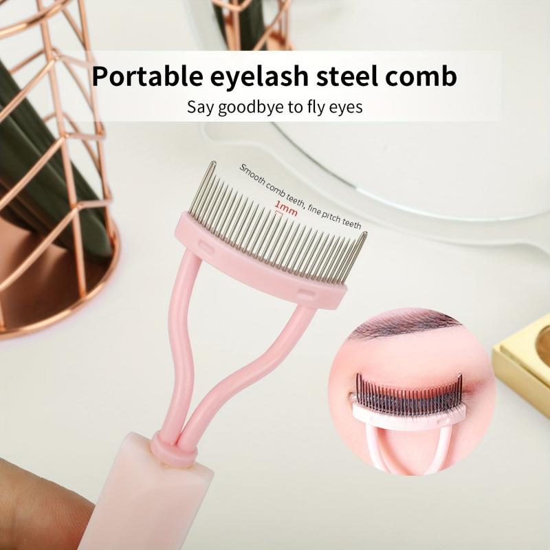 Eyelash Curler Comb Set Natural Effects Press Type Eyelash Curler