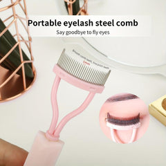 Eyelash Curler Comb Set Natural Effects Press Type Eyelash Curler