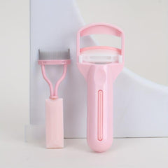 Eyelash Curler Comb Set Natural Effects Press Type Eyelash Curler
