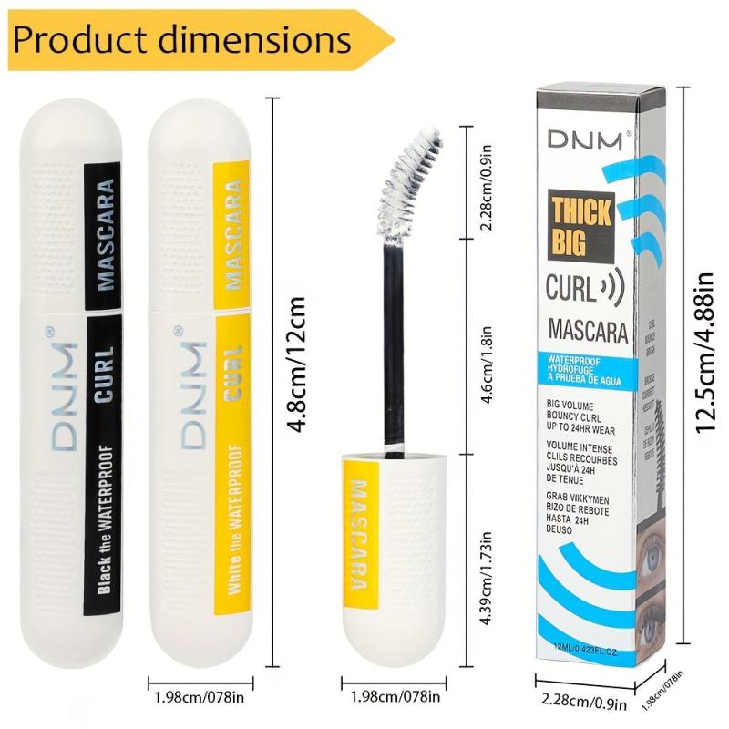 Waterproof Curling Thick Mascara Long Lasting Smudge Proof Eye Makeup