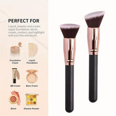 Kabuki Foundation Brush & Makeup Sponge Set - Face Makeup Beauty Tool