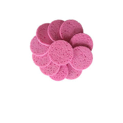 5pcs Natural Wood Sponge Face Round Makeup Remover Tool