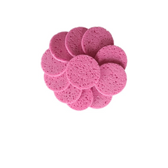 5pcs Natural Wood Sponge Face Round Makeup Remover Tool