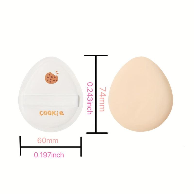 Makeup Puff Cookie Pattern Air Cushion Puff Dual Use