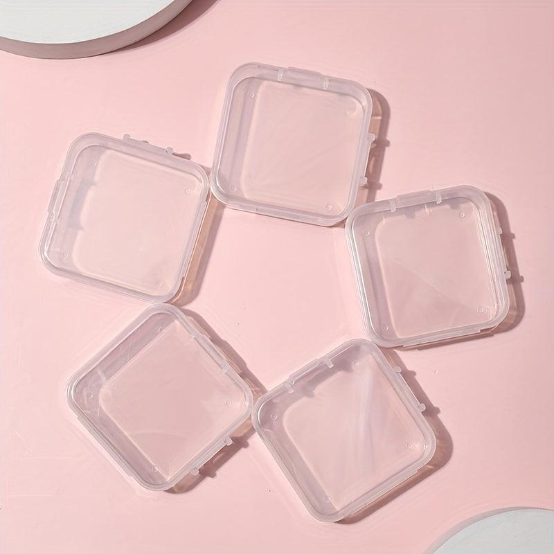 Cosmetic Powder Puff Empty Storage Box Square Dust-proof Small Travel Portable