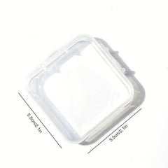 Cosmetic Powder Puff Empty Storage Box Square Dust-proof Small Travel Portable