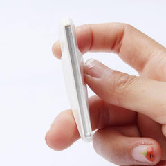 Half Moon Curved Nail File Buffer Manicure Pedicure Sanding Nail Art Tools