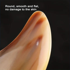 Ox Horn Scraping Plate Massage Tool for Body Neck Salon