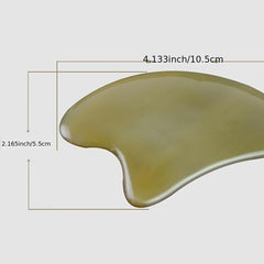 Ox Horn Scraping Plate Massage Tool for Body Neck Salon