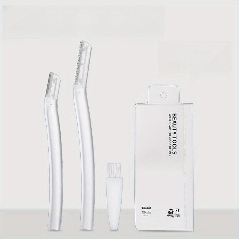 4pcs Eyebrow Razor Dermaplaning Tool Stainless Steel Face Razors Women