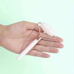 Jade Stone Facial Roller - Reduce Puffiness, Muscle Tension, Improve Elasticity