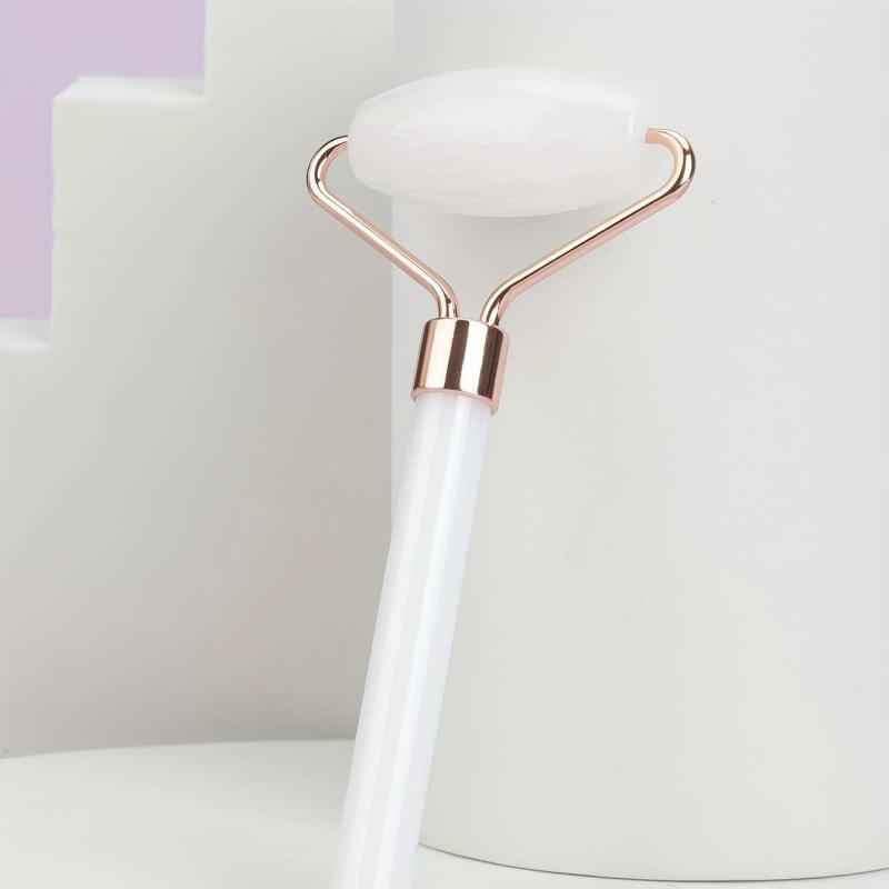 Jade Stone Facial Roller - Reduce Puffiness, Muscle Tension, Improve Elasticity