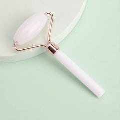 Jade Stone Facial Roller - Reduce Puffiness, Muscle Tension, Improve Elasticity