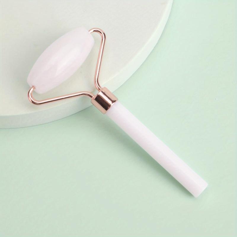 Jade Stone Facial Roller - Reduce Puffiness, Muscle Tension, Improve Elasticity