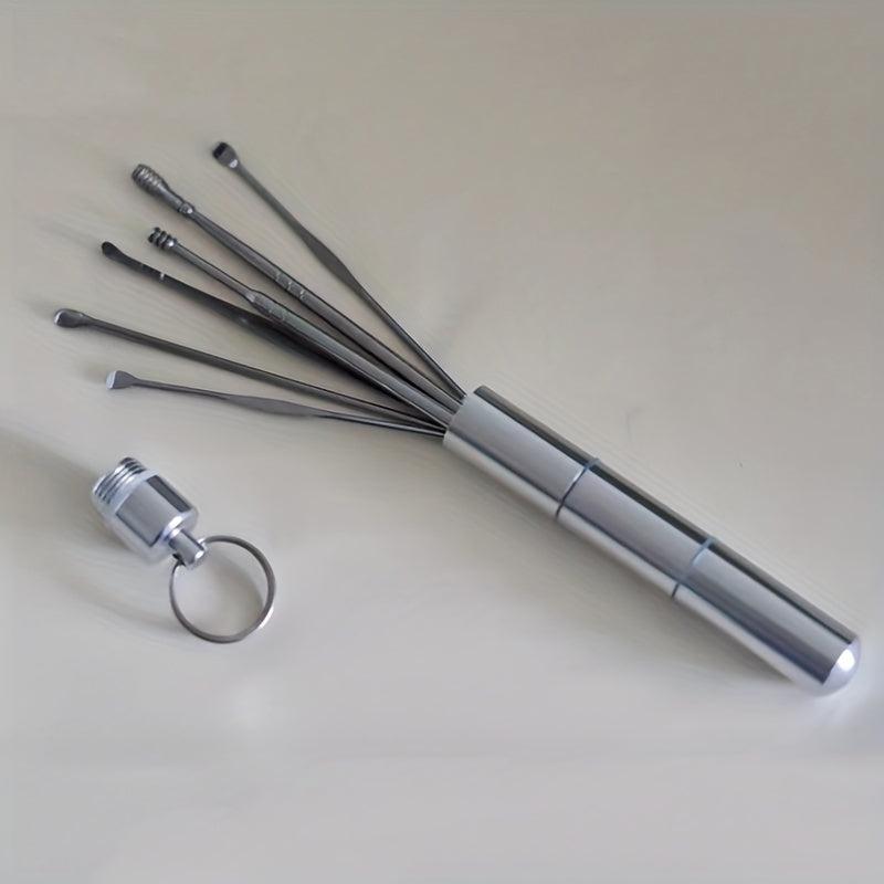6pcs Ear Wax Removal Kit Stainless Steel Ear Cleaner