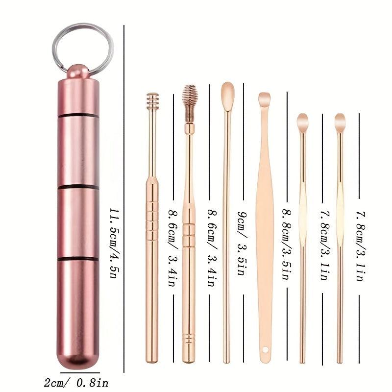 6pcs Ear Wax Removal Kit Stainless Steel Ear Cleaner