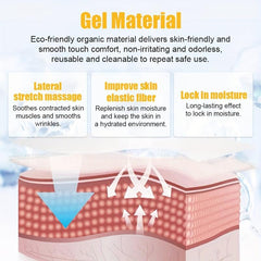1Pcs Reusable Silicone Wrinkle Hand Sticker Reduce Skin Aging Transparent Pad