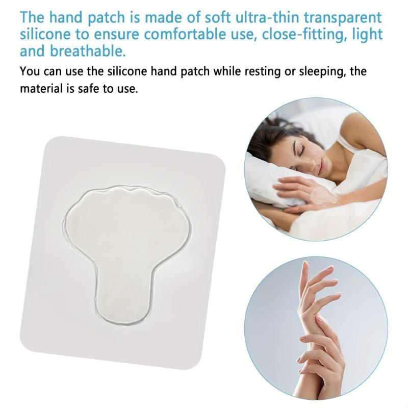 1Pcs Reusable Silicone Wrinkle Hand Sticker Reduce Skin Aging Transparent Pad