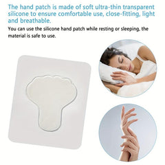1Pcs Reusable Silicone Wrinkle Hand Sticker Reduce Skin Aging Transparent Pad